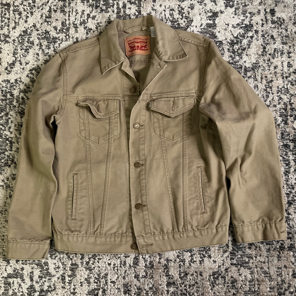 Levi's Men's Beige Denim Jacket